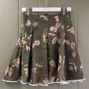 Kenzo A-line floral skirt